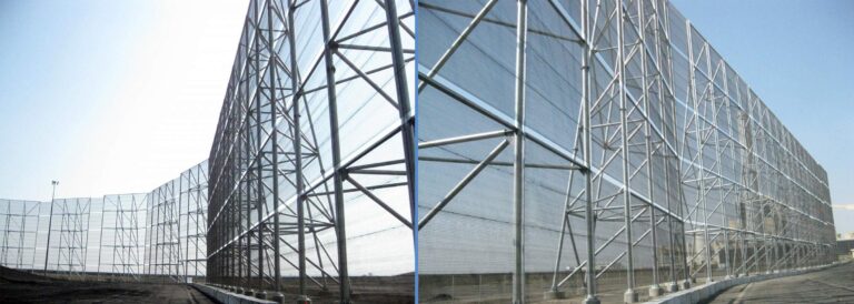 Comanches coal pile wind fence 768x274
