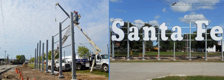 Santa Fe Railway Museum Sign 768x274